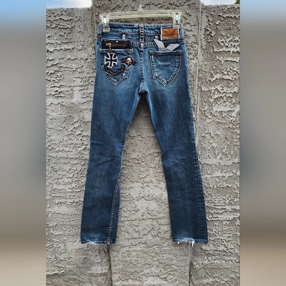 Robins Jean Straight Fit Dark Blue Denim - Picture 13 of 16
